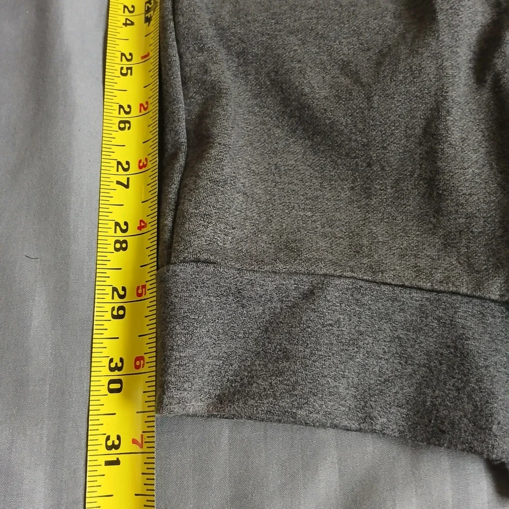Alphalete Joggers Mens Medium Gray‎ Tapered Zipper Ankle Athletic Pants